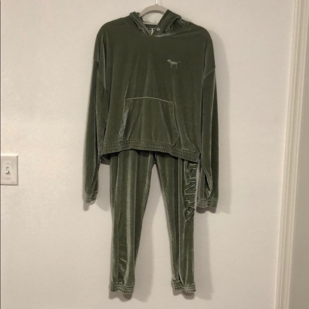 PINK Velvet Sweatsuit